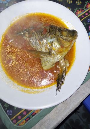 A picture of Fish stewed#marathonrecipe.