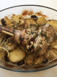 Una foto de Pierna de cordero lechal al horno