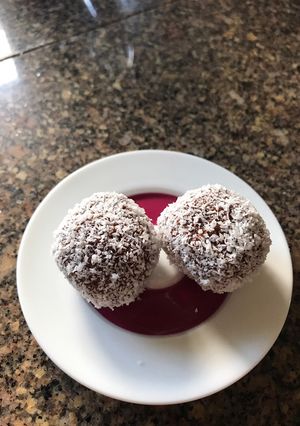 Una foto de Trufas de chocolate light