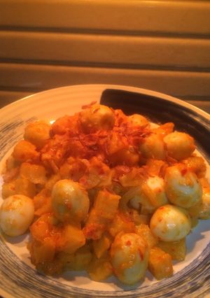 Foto resep Sambal Goreng Kentang + Telur Puyuh
