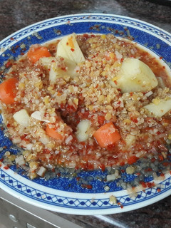 Una foto de Sopa vegana