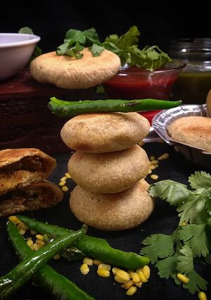 A picture of Baked Moong Daal Kachori.