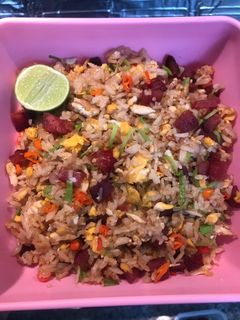 รูปของ ข้าวผัดไข่ใส่กุนเชียง