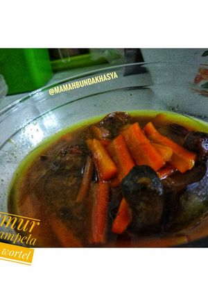 Foto resep Semur ati ampela with wortel 🥕