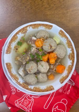 Foto resep Sop Bakso Tulang Iga