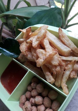 Foto resep Kentang goreng kriuk tepung serbaguna(KOBE)