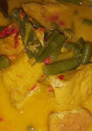 Foto resep Sayur tahu coklat santan