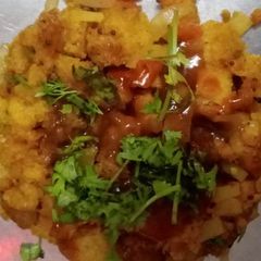 A picture of Bread poha.
