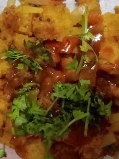 A picture of Bread poha.