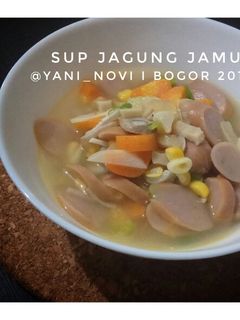 Foto resep Sup Jagung Jamur