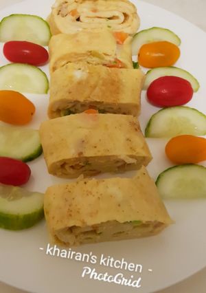 Rolled Omelette ainihin hoton girkin