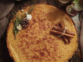 تشيز كيك اليقطين بالتوابل او تشيز كيك القرع العسلي 🎃🥮