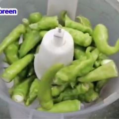 A picture of Fresh Green Chilli Paste Recipe.