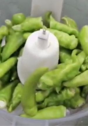 A picture of Fresh Green Chilli Paste Recipe.