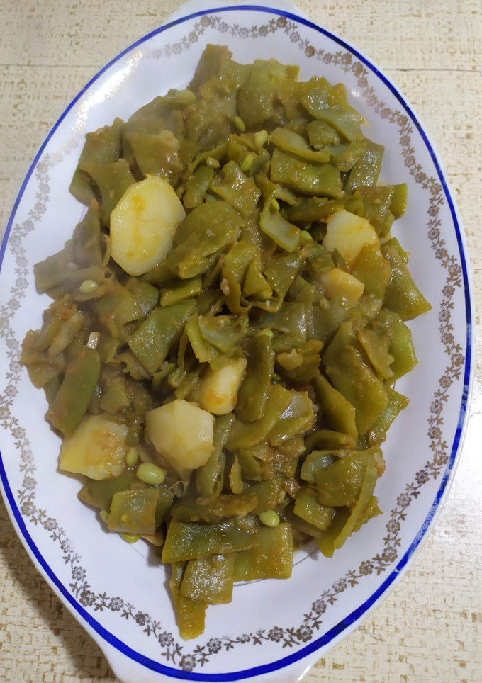 Una foto de Judías verdes rehogadas con patatas
