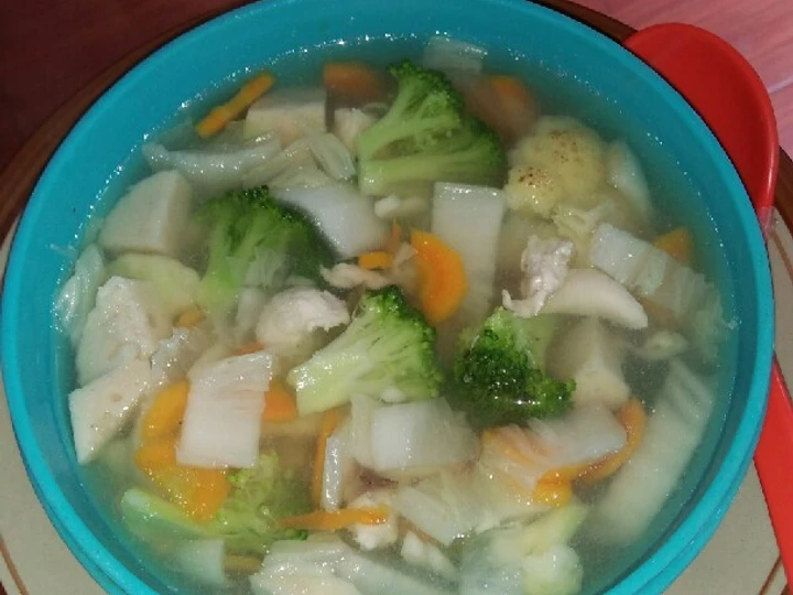 Cara Gampang Membuat Resep Sop warna - warni yang Bisa Manjain Lidah Anti Ribet, Uenak Banget