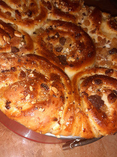 Una foto de Brioche de frutos secos y pasas