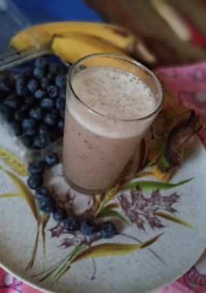 Una foto de Licuado de 3 frutas