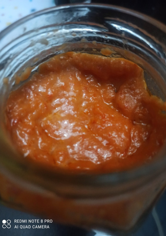 Una foto de Salsa de tomate con queso para dippear