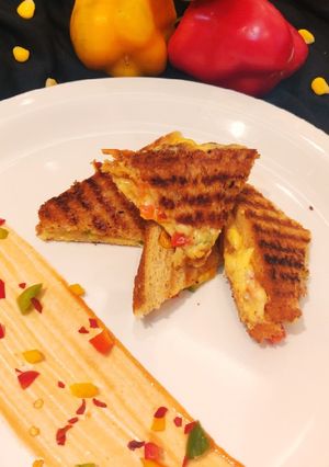 A picture of Peppery corn grilled.