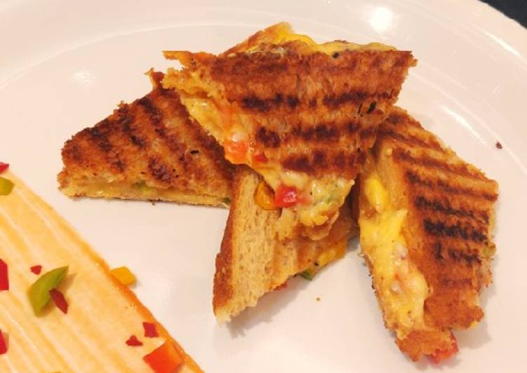Peppery corn grilled