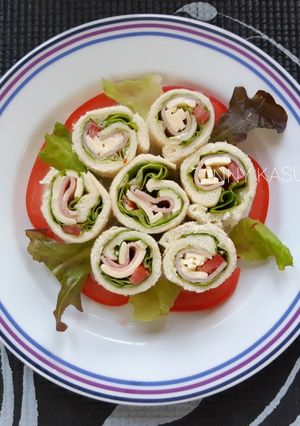รูปของ Ham Cheese Roll Sandwich