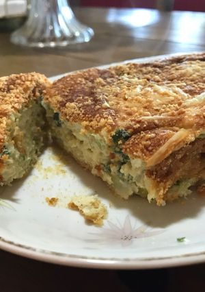 Una foto de Soufflé de puerros