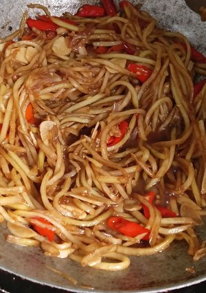 Foto resep Tumis pepaya muda serut