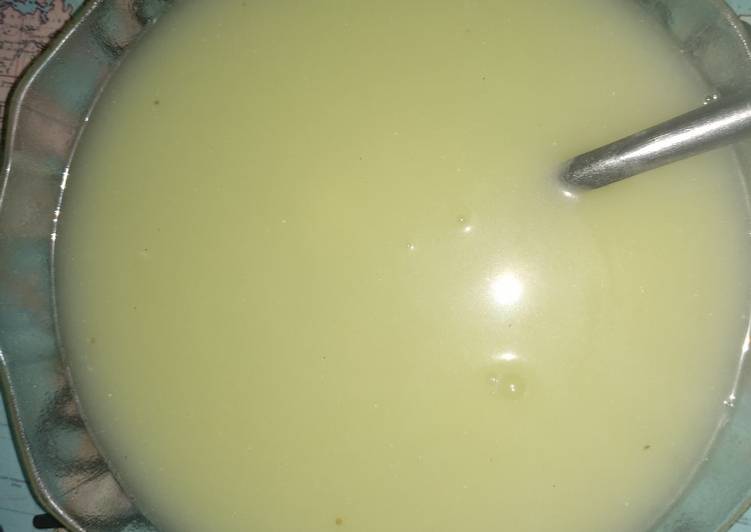 Sopa de coliflor y arvejas vegan food ππ