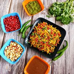 A picture of Falahari Bhel.