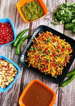 A picture of Falahari Bhel.