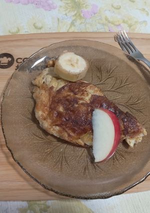 Una foto de Omelette frutal