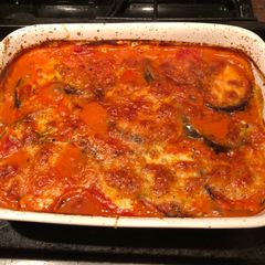 A picture of Aubergine parmigiana.