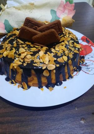 Foto resep Marmer Cake Nangka siram Saus Coklat