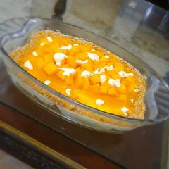 A picture of Mango Cake creamy Delight.