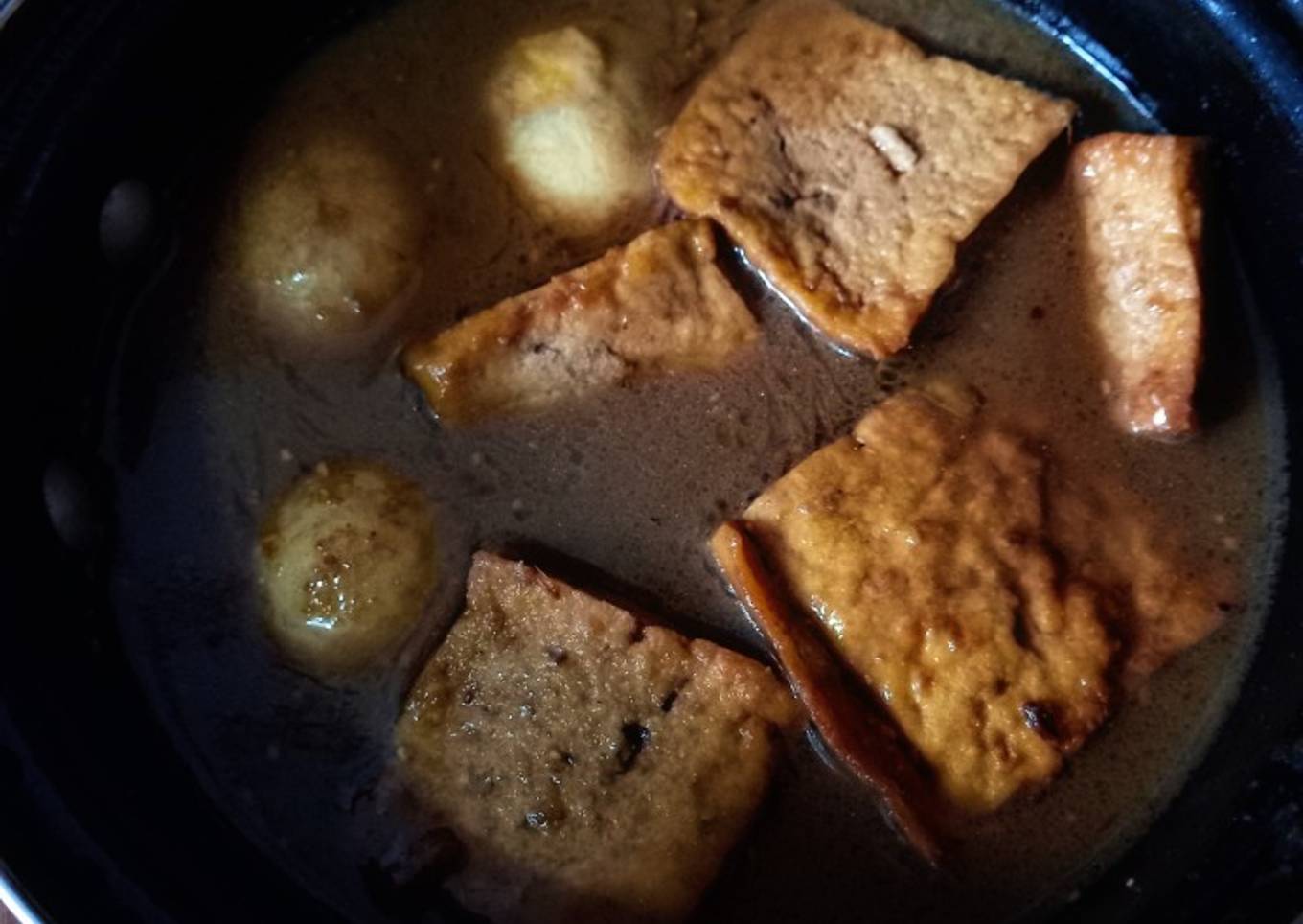 Semur telor dan tahu