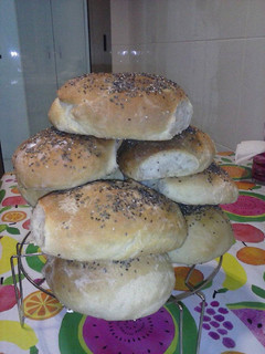 Una foto de Pan casero con masa madre