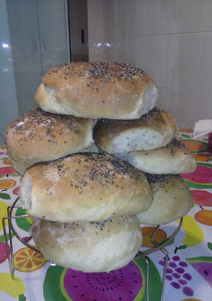 Una foto de Pan casero con masa madre