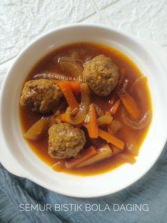 Foto resep Semur Bistik Bola Daging