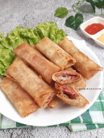Cara Gampang Membikin Resep Cheesy Bolognaise Spring Rolls yang Enak Banget Anti Ribet, Sempurna