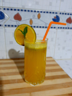 A picture of Minty passion orangeade.