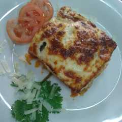 A picture of Moussaka.