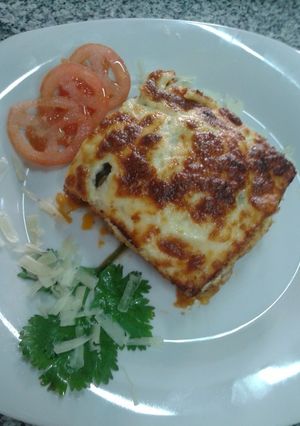 Una foto de Moussaka