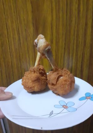 Una foto de Chupachups de pollo