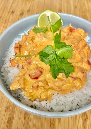 Une photo de Moqueca brésilienne au cabillaud