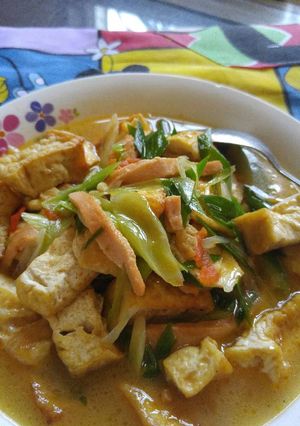 Foto resep Tahu Tumis Daun Prei