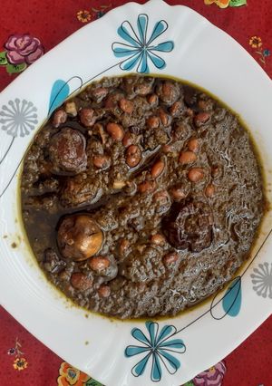 عکسی از دستور خروشت قرمه سبزی