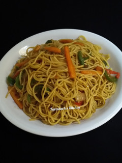 Fried Spaghetti ainihin hoton girkin