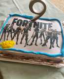 Fornite torta, csokoládés