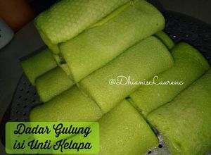 Foto resep Dadar gulung isi unti kelapa